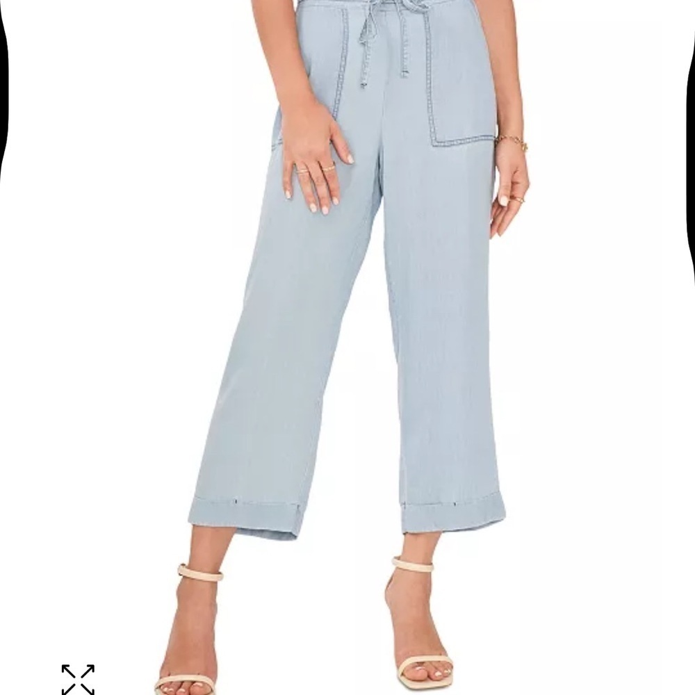 Vince Camuto Women's Cuffed Straight-Leg Pull-On Pants